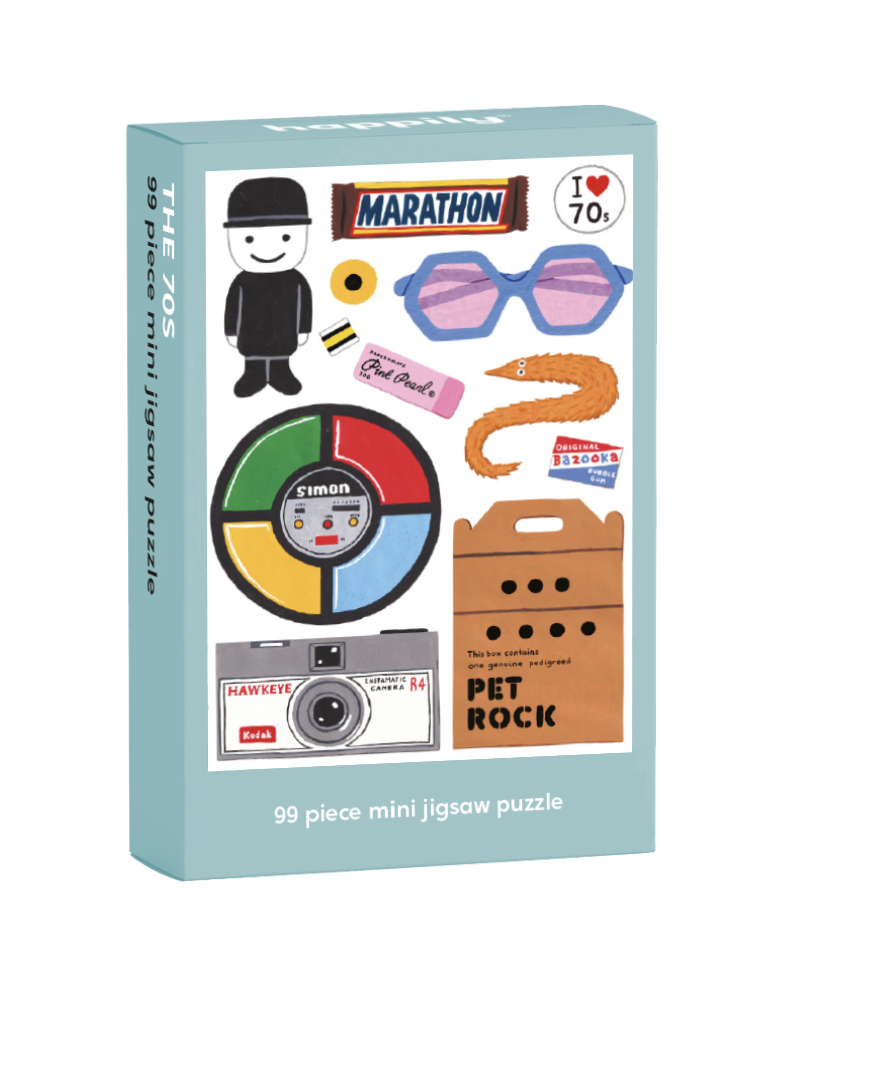 In the 70's - 99 Piece Mini Jigsaw Puzzle