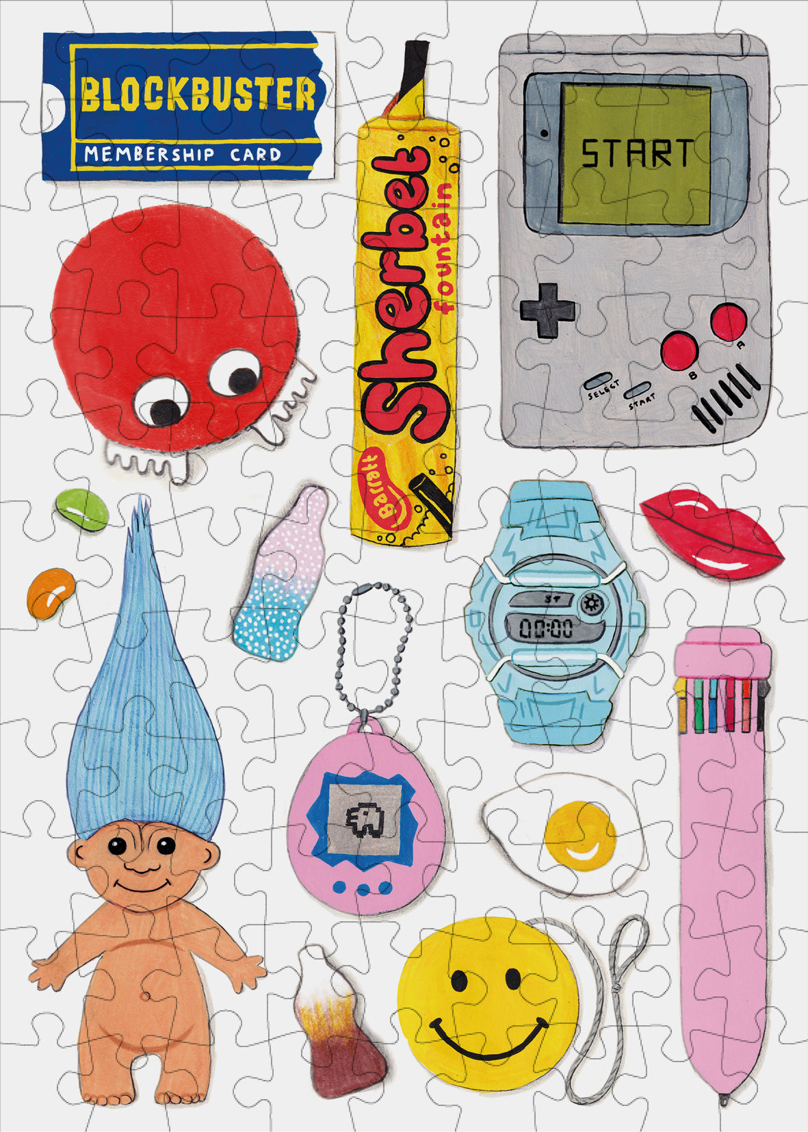 In the 90's - 99 Piece Mini Jigsaw Puzzle