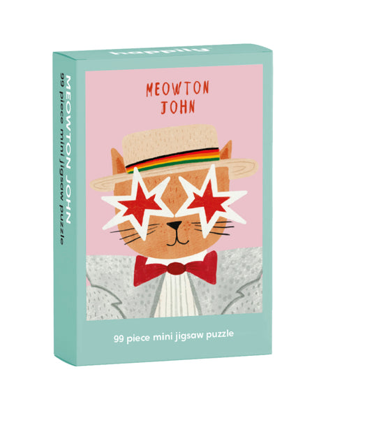 Meowton John - 99 Piece Mini Jigsaw Puzzle