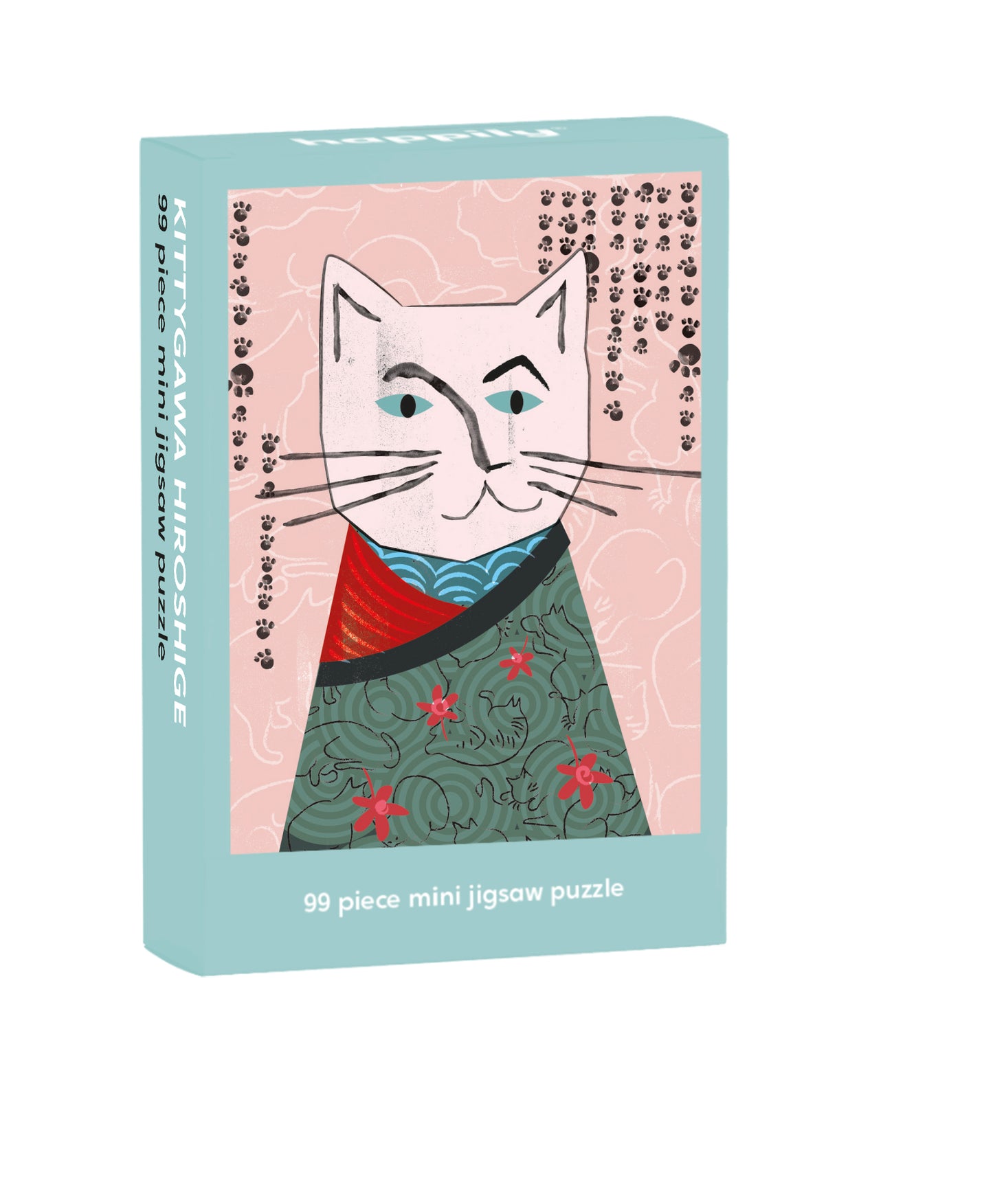 Kittygawa Hiroshige - 99 Piece Mini Jigsaw Puzzle