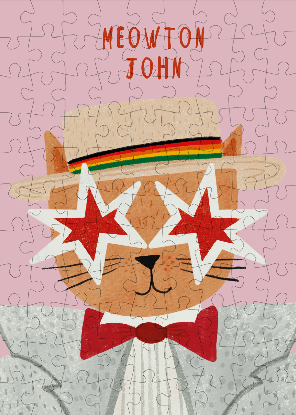 Meowton John - 99 Piece Mini Jigsaw Puzzle