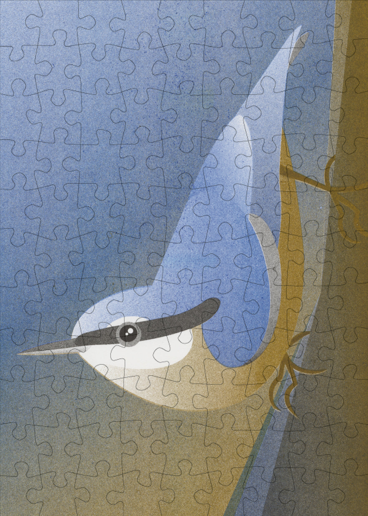 Nut Hatch - 99 Piece Mini Jigsaw Puzzle