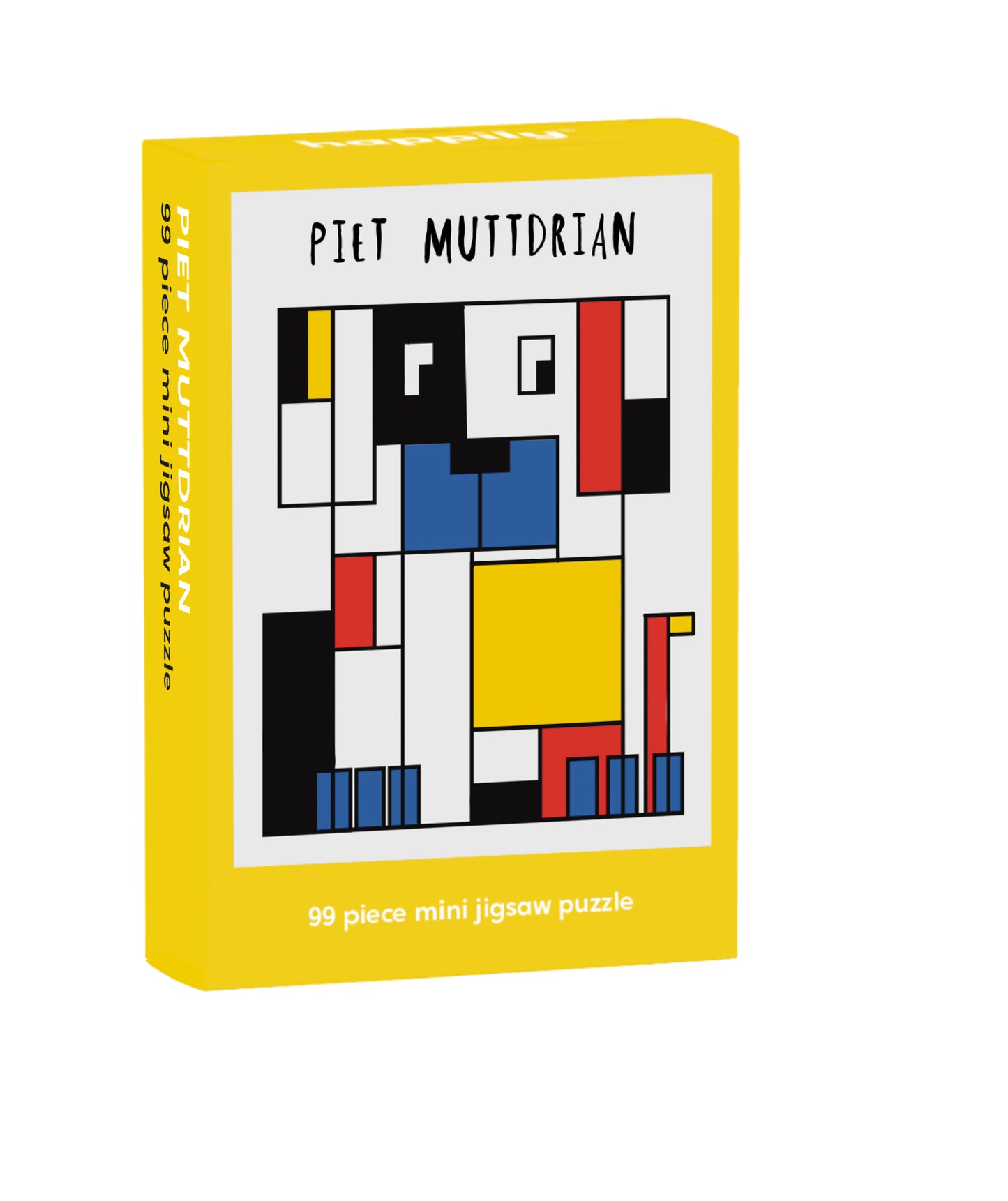 Piet Muttdrian - 99 Piece Mini Jigsaw Puzzle