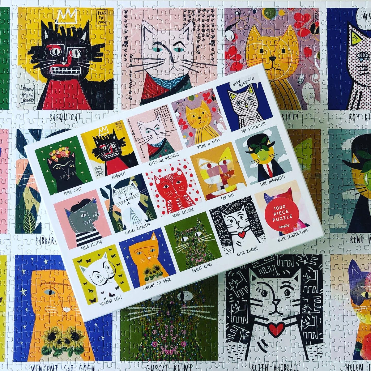Art Cats - 1,000 Piece Jigsaw Puzzle