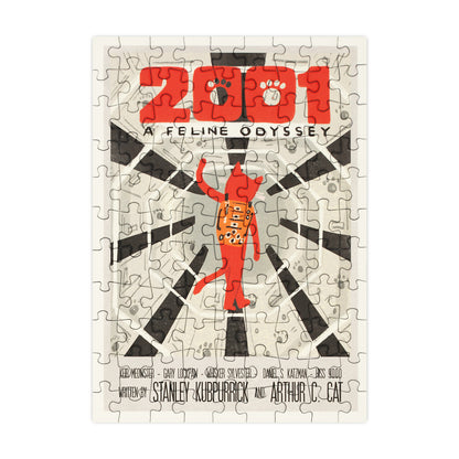2001 A Feline Odyssey - 99 Piece Mini Jigsaw Puzzle