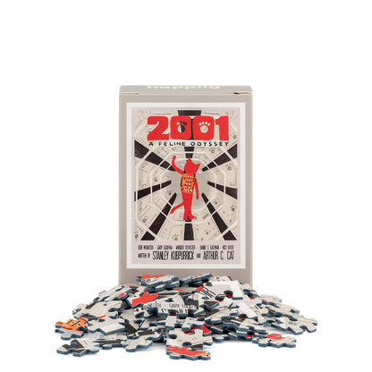 2001 A Feline Odyssey - 99 Piece Mini Jigsaw Puzzle