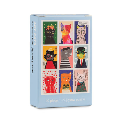 Art Cats - 99 Piece Mini Jigsaw Puzzle