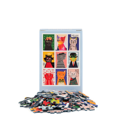 Art Cats - 99 Piece Mini Jigsaw Puzzle