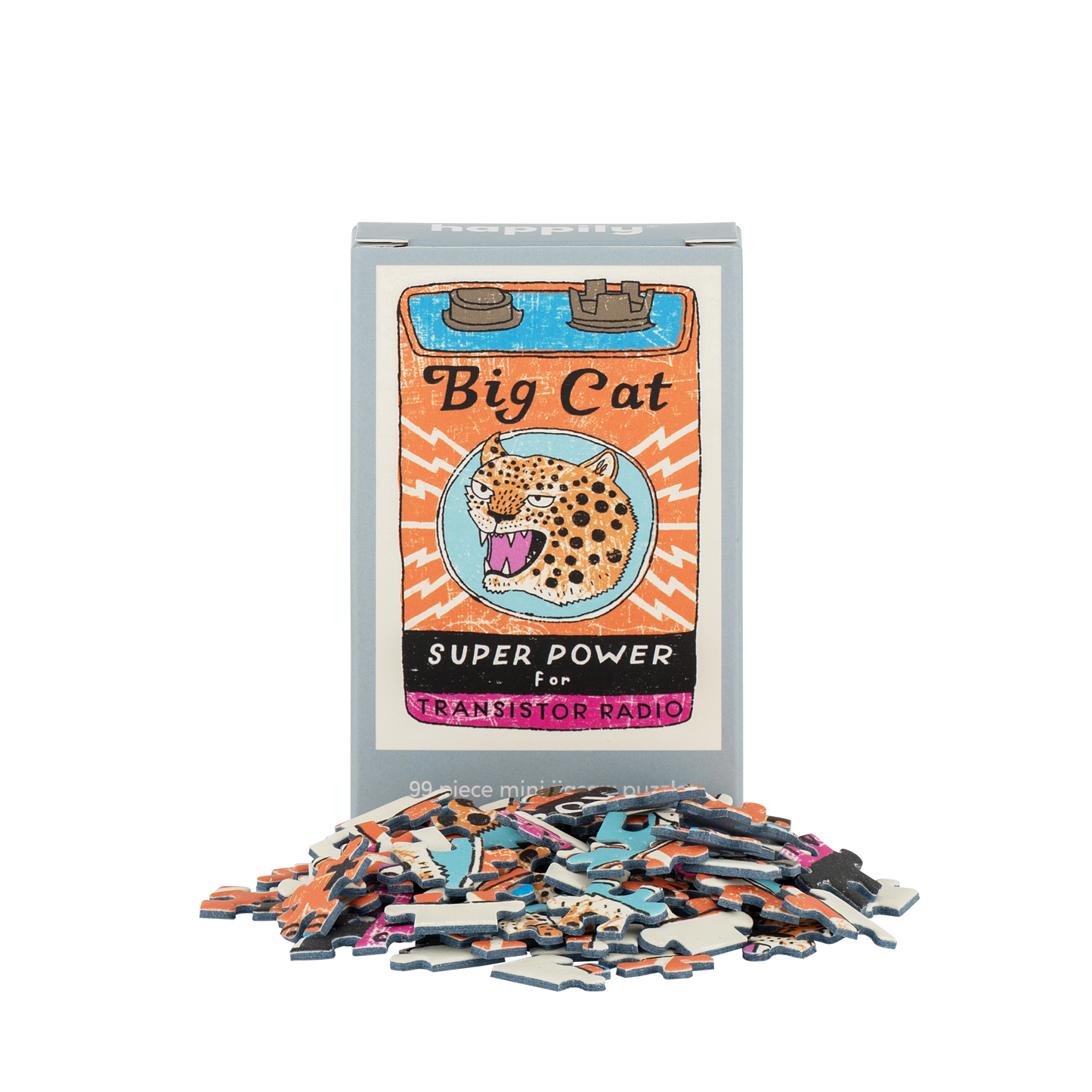 Big Cat Power - 99 Piece Mini Jigsaw Puzzle