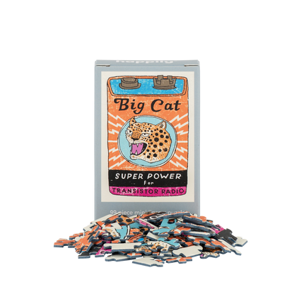 Big Cat Power - 99 Piece Mini Jigsaw Puzzle
