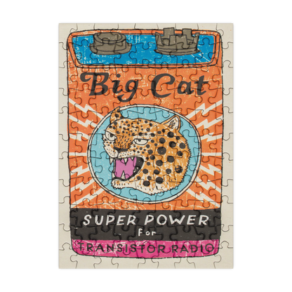 Big Cat Power - 99 Piece Mini Jigsaw Puzzle