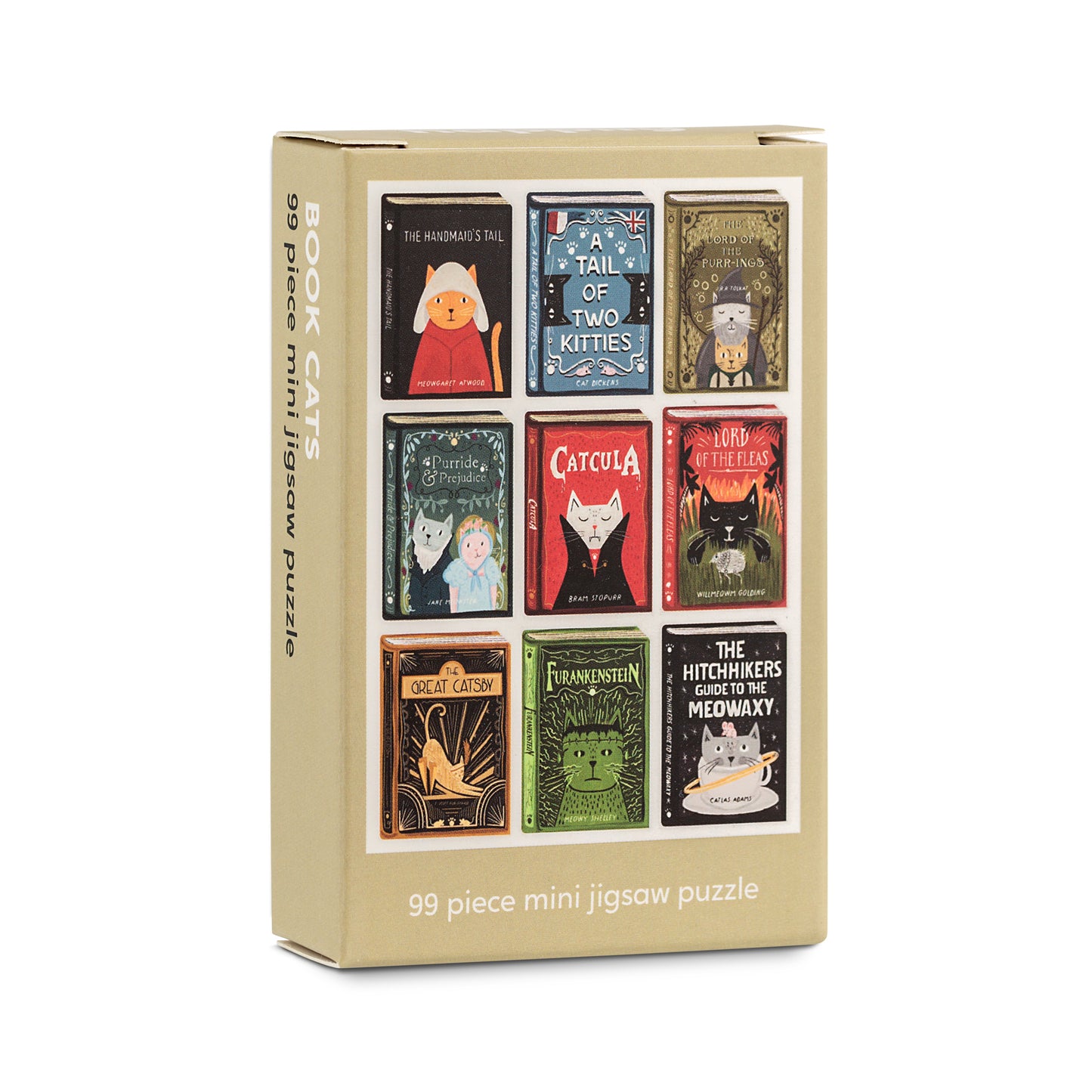 Book Cats - 99 Piece Mini Jigsaw Puzzle