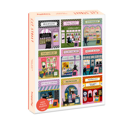 Cat Street - 1,000 Piece Jigsaw Puzzle