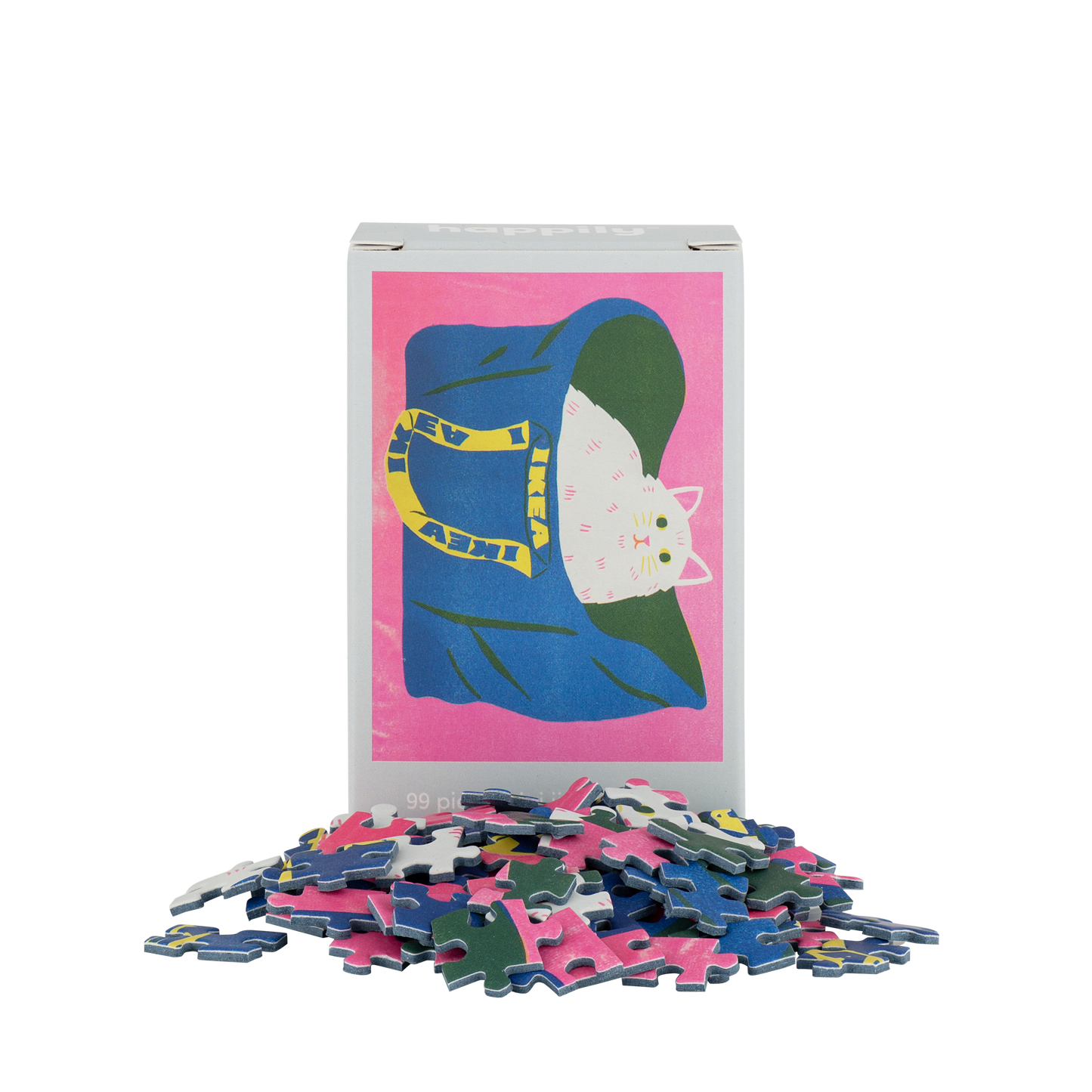 Cat in a bag - 99 Piece Mini Jigsaw Puzzle