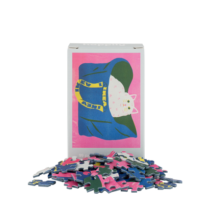 Cat in a bag - 99 Piece Mini Jigsaw Puzzle