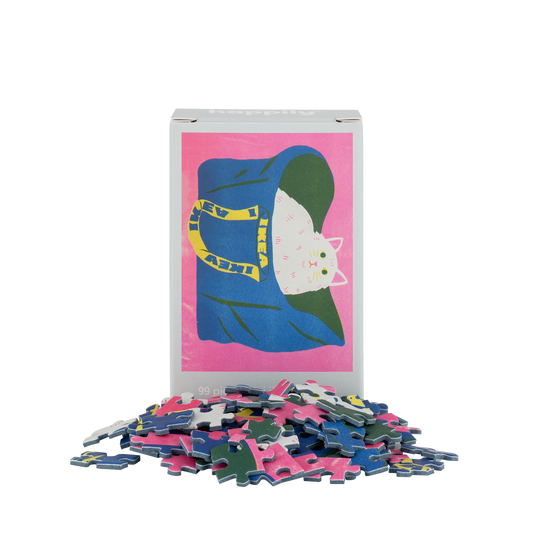 Cat in a bag - 99 Piece Mini Jigsaw Puzzle