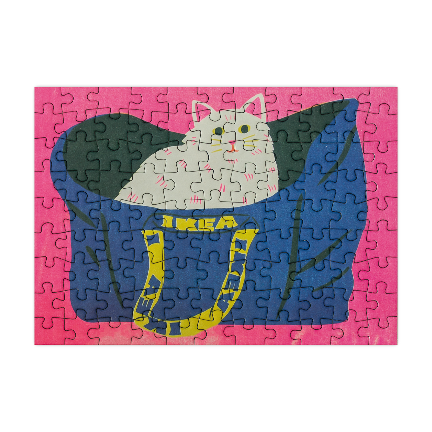 Cat in a bag - 99 Piece Mini Jigsaw Puzzle