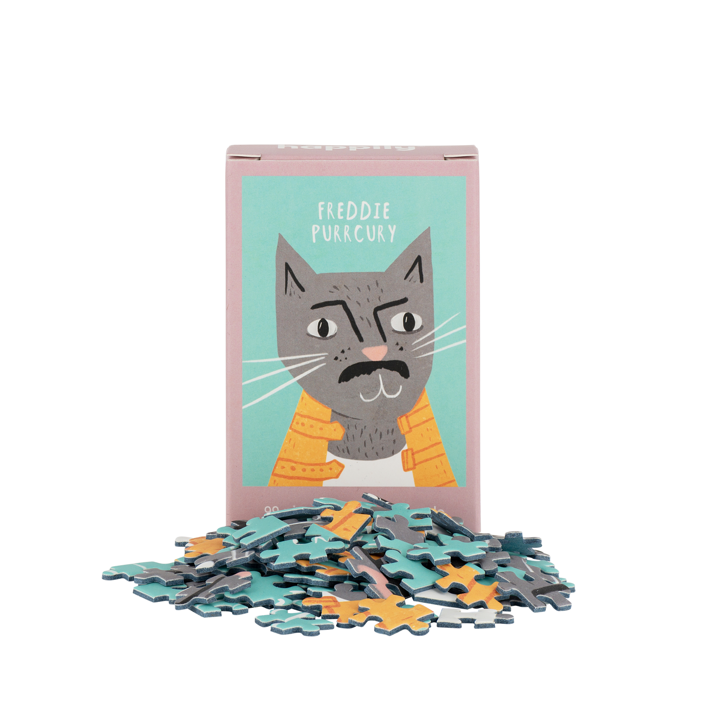 Freddie Purrcury - 99 Piece Mini Jigsaw Puzzle