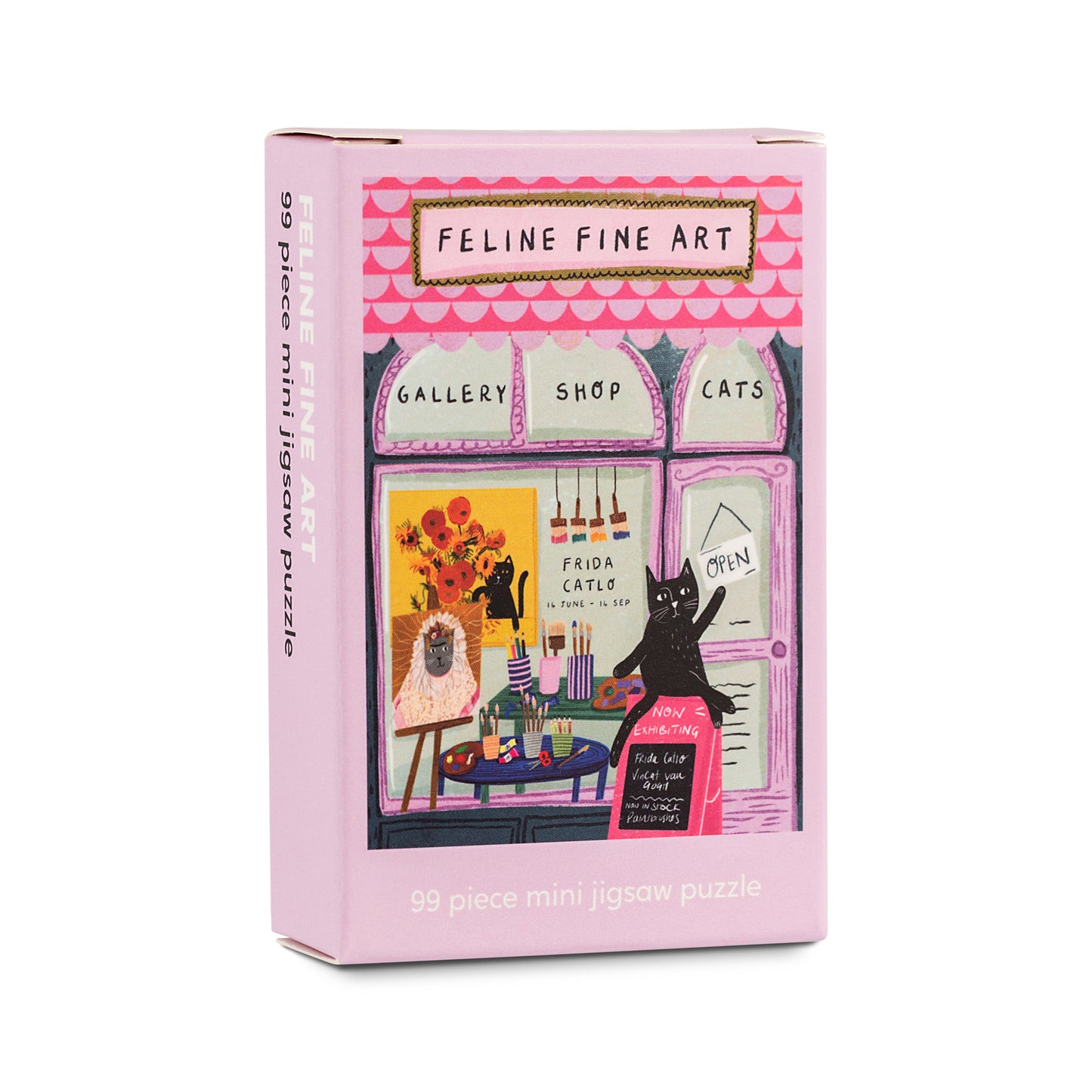 Feline Fine Art  - 99 Piece Mini Jigsaw Puzzle