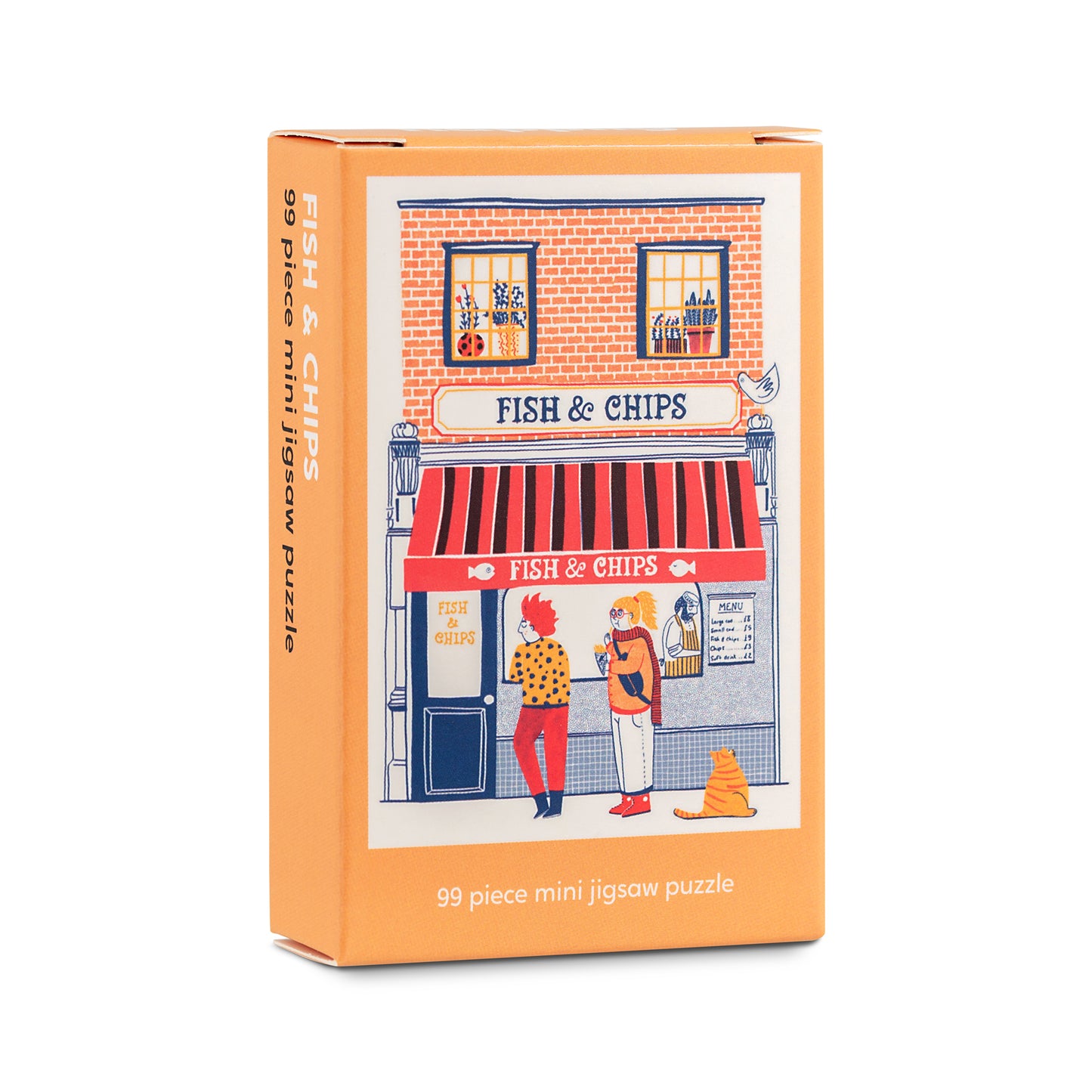Fish & Chips - 99 Piece Mini Jigsaw Puzzle