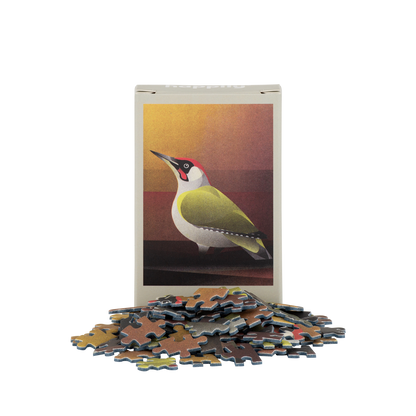 Green Woodpecker - 99 Piece Mini Jigsaw Puzzle