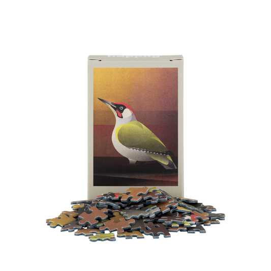 Green Woodpecker - 99 Piece Mini Jigsaw Puzzle
