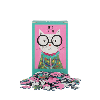 Iris Catfel - 99 Piece Mini Jigsaw Puzzle