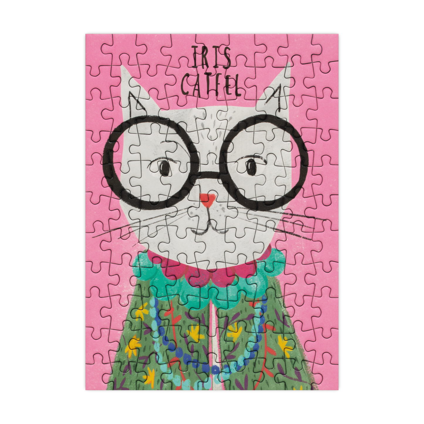Iris Catfel - 99 Piece Mini Jigsaw Puzzle