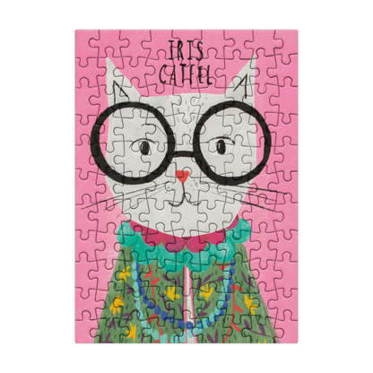 Iris Catfel - 99 Piece Mini Jigsaw Puzzle