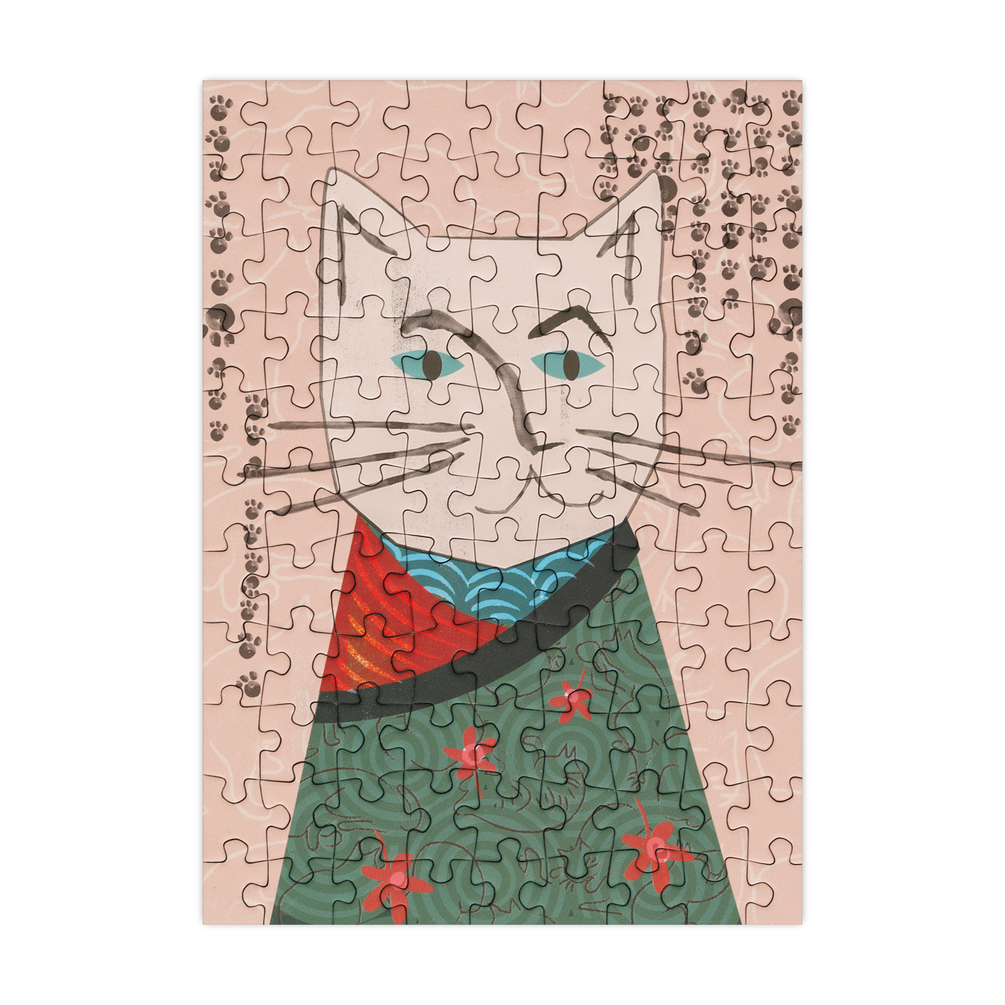Kittygawa Hiroshige - 99 Piece Mini Jigsaw Puzzle