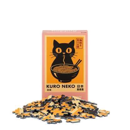 Noodle Cat - 99 Piece Mini Jigsaw Puzzle