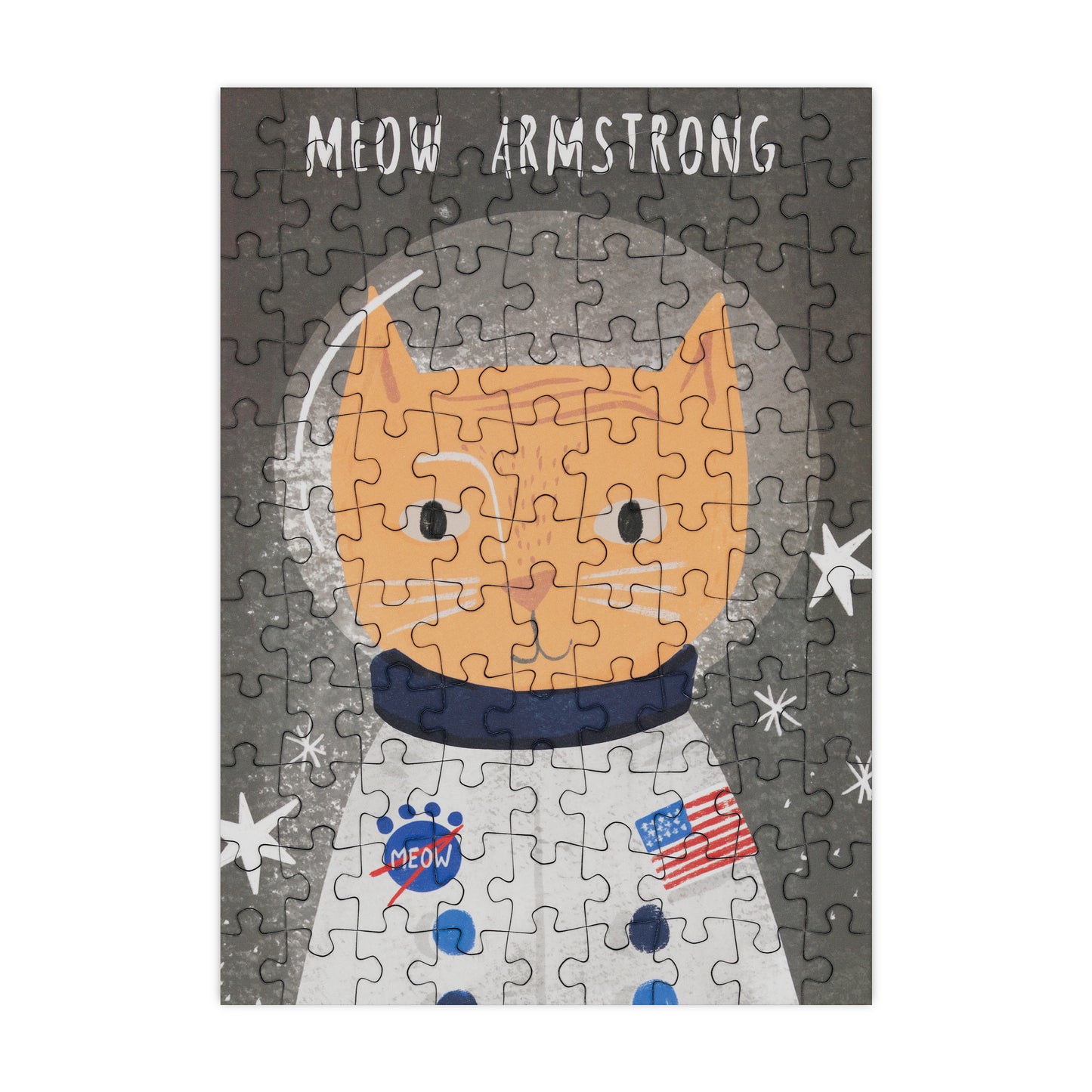 Meow Armstrong - 99 Piece Mini Jigsaw Puzzle