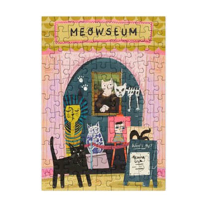 Meowseum  - 99 Piece Mini Jigsaw Puzzle