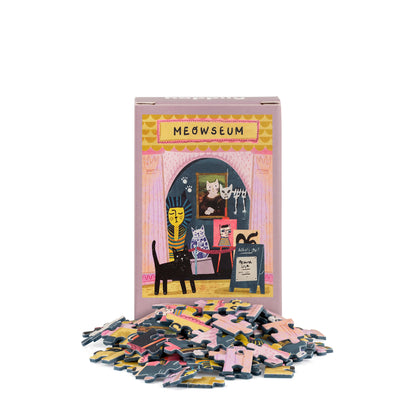Meowseum  - 99 Piece Mini Jigsaw Puzzle