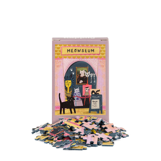 Meowseum  - 99 Piece Mini Jigsaw Puzzle