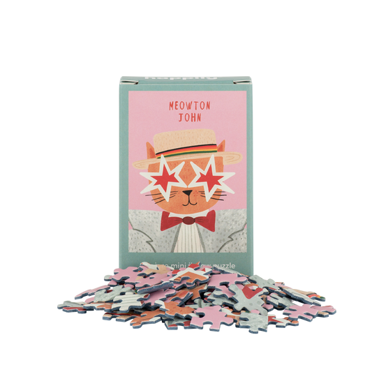 Meowton John - 99 Piece Mini Jigsaw Puzzle