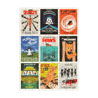 Movie Cats - 99 Piece Mini Jigsaw Puzzle
