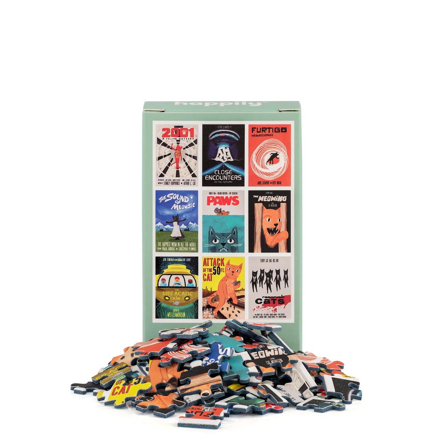 Movie Cats - 99 Piece Mini Jigsaw Puzzle