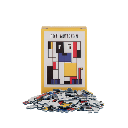 Piet Muttdrian - 99 Piece Mini Jigsaw Puzzle
