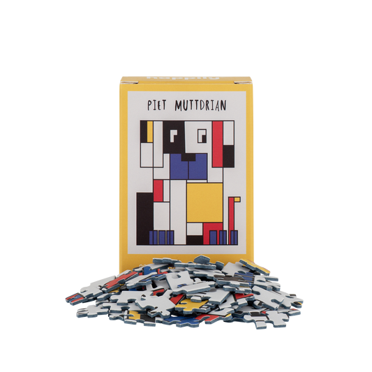 Piet Muttdrian - 99 Piece Mini Jigsaw Puzzle