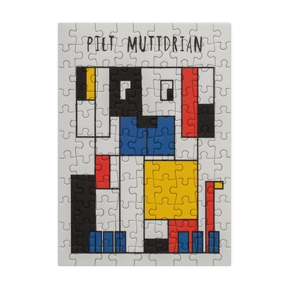 Piet Muttdrian - 99 Piece Mini Jigsaw Puzzle