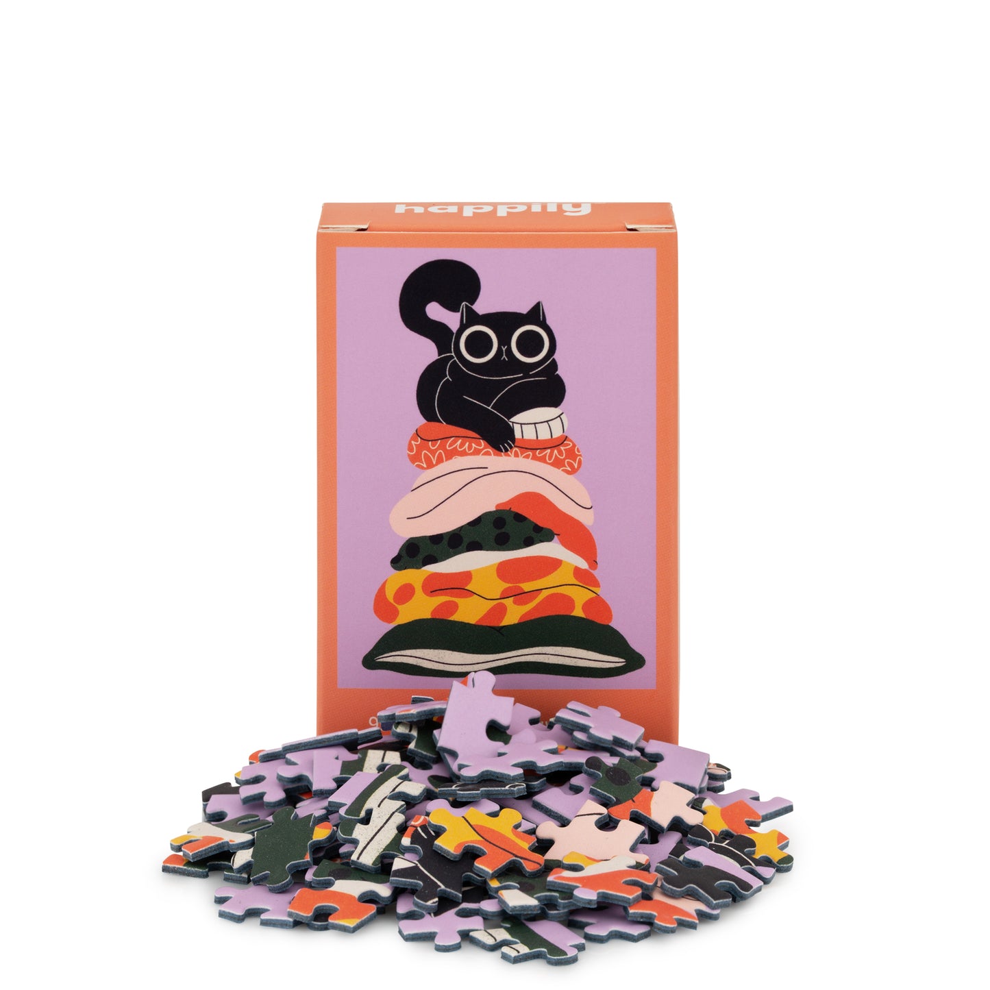 Pillow Cat - 99 Piece Mini Jigsaw Puzzle