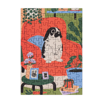 Rabbit - 99 Piece Mini Jigsaw Puzzle