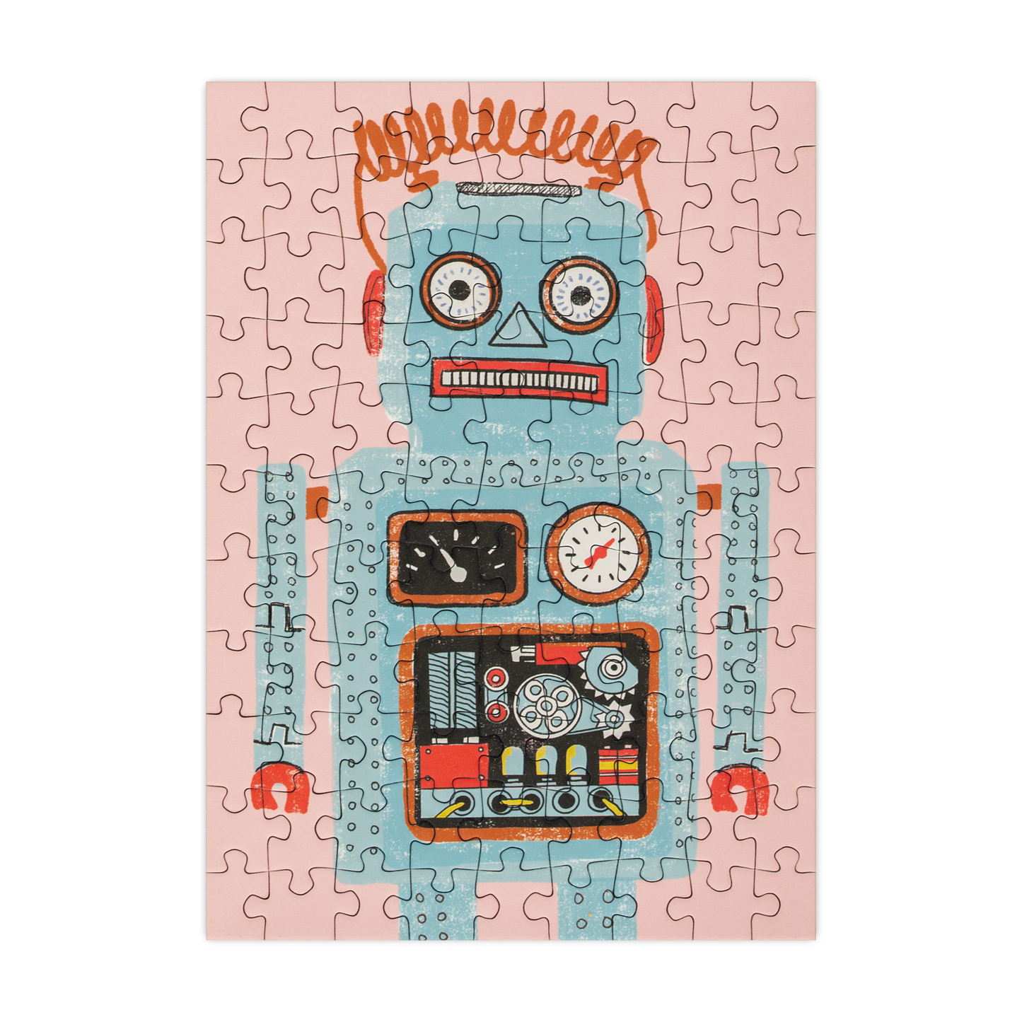 Robot - 99 Piece Mini Jigsaw Puzzle