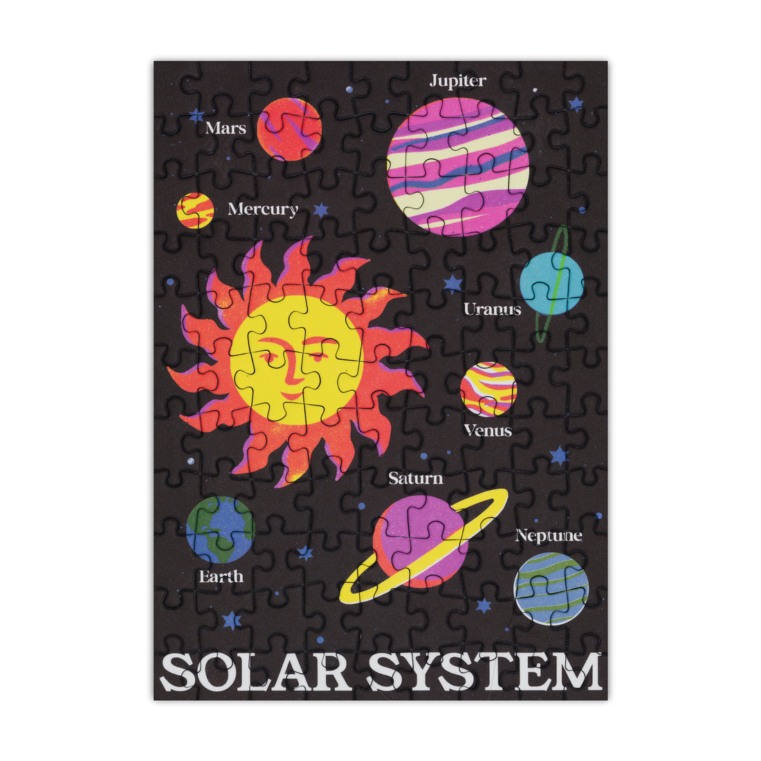 Solar System - 99 Piece Mini Jigsaw Puzzle – Happily Puzzles