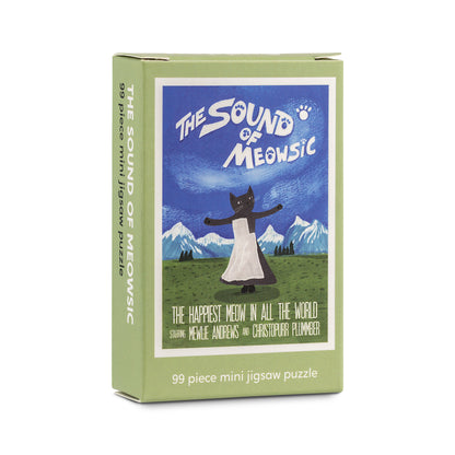 The Sound of Meowsic  - 99 Piece Mini Jigsaw Puzzle