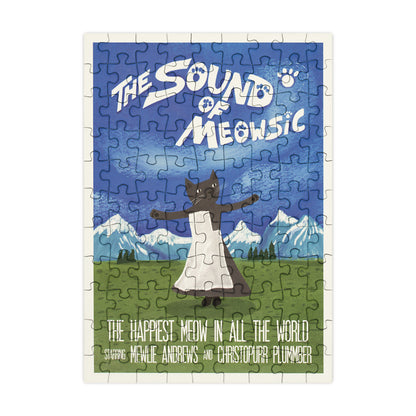 The Sound of Meowsic  - 99 Piece Mini Jigsaw Puzzle