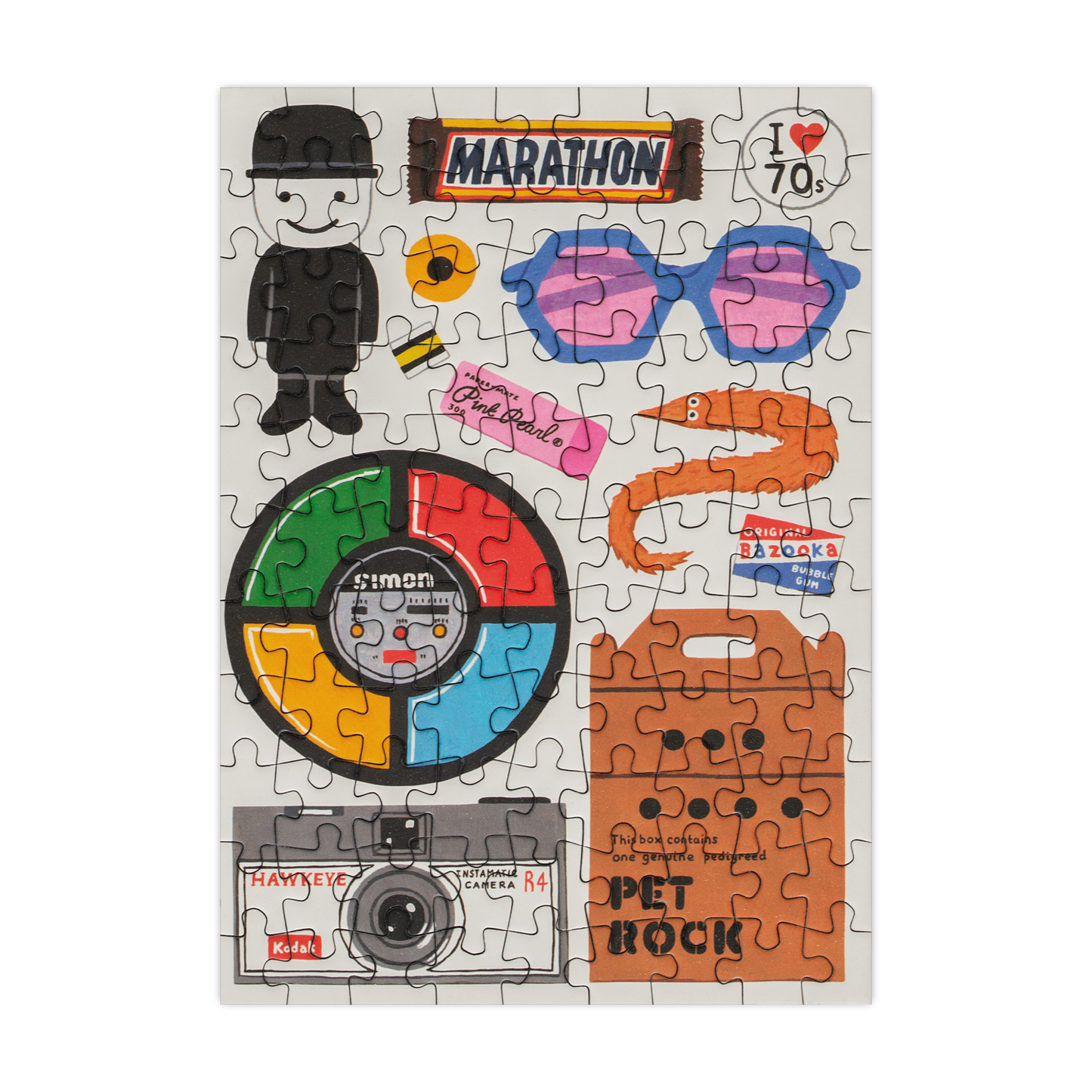 In the 70's - 99 Piece Mini Jigsaw Puzzle