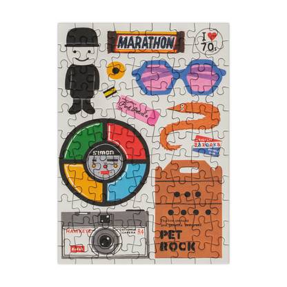 In the 70's - 99 Piece Mini Jigsaw Puzzle