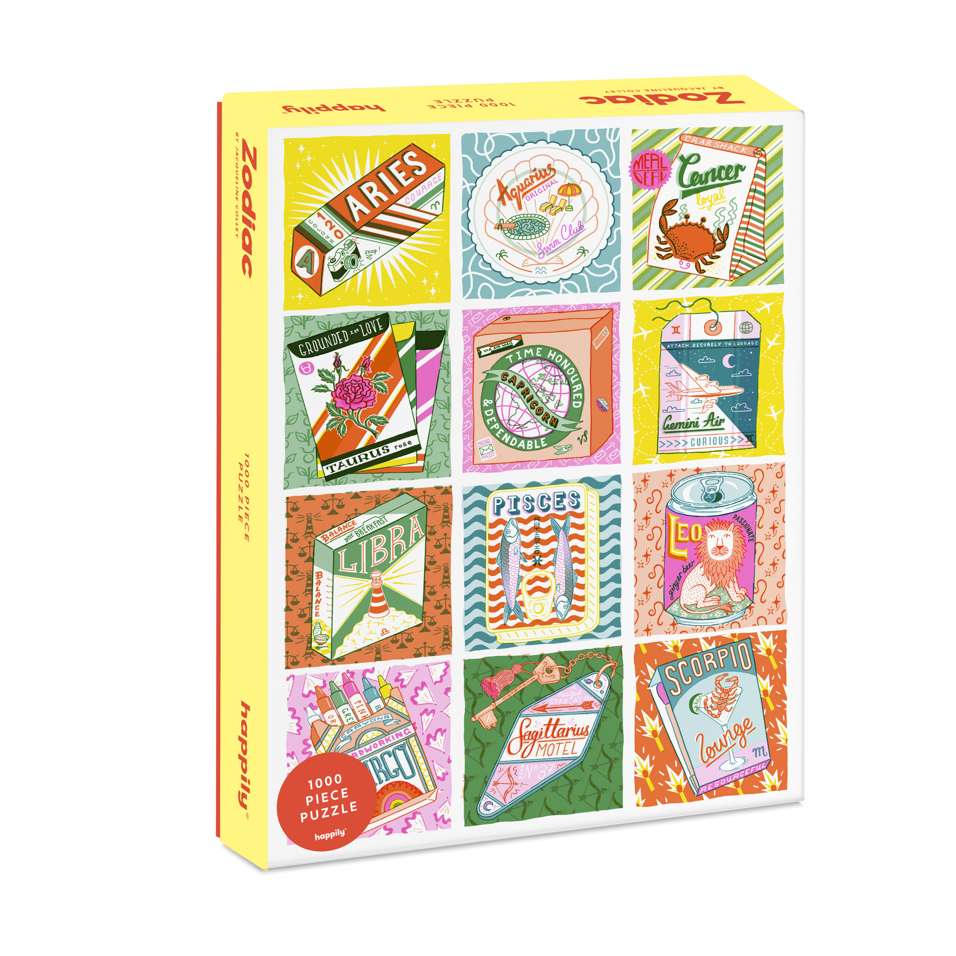 Zodiac - 1,000 Piece Jigsaw Puzzle – Happily Puzzles